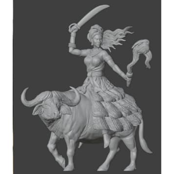 Miniatura de Iansã ( modelo 5 ) SEM PINTURA