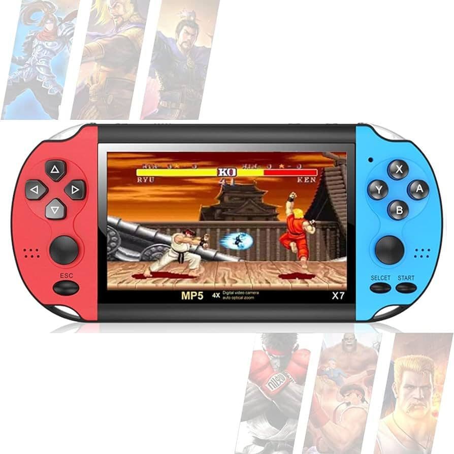 Vídeo Game Portátil Estilo Nintendo Switch Novo mp5 10 mil jogos Tela 5.1 pol Pronta Entrega
