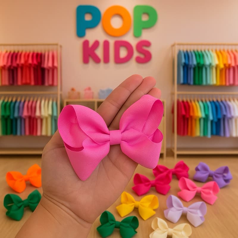 Laço Boutique Básico Bico de Pato Cabelo Menina