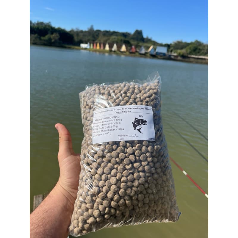 Ração de Pesca para Bóia Cevadeira 8mm MP-40 - 1kg - The Fisherman
