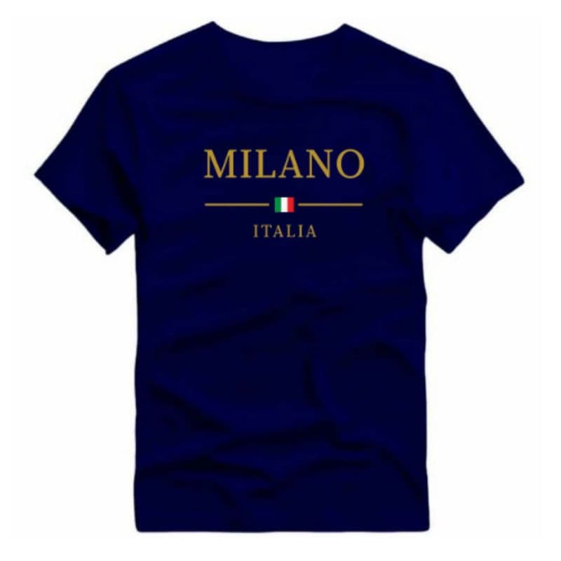 Camiseta Masculina Milano Italia Camisa Premium Envio Rápido