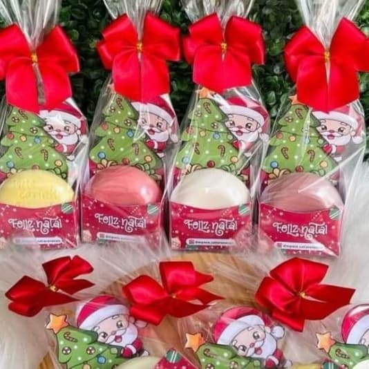 Sabonete com Embalagem Natal