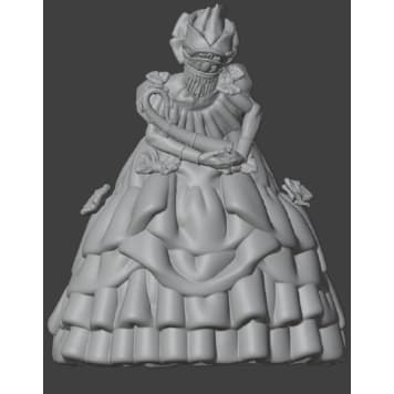 Miniatura de Nanã ( modelo 1 ) SEM PINTURA