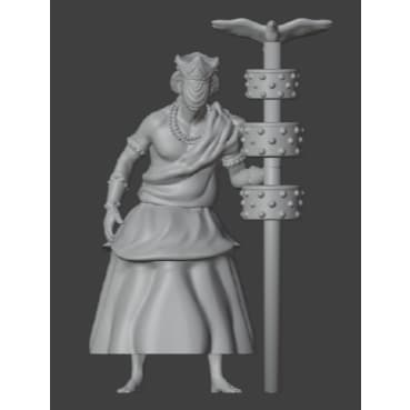 Miniatura de Oxalá ( modelo 1 ) SEM PINTURA