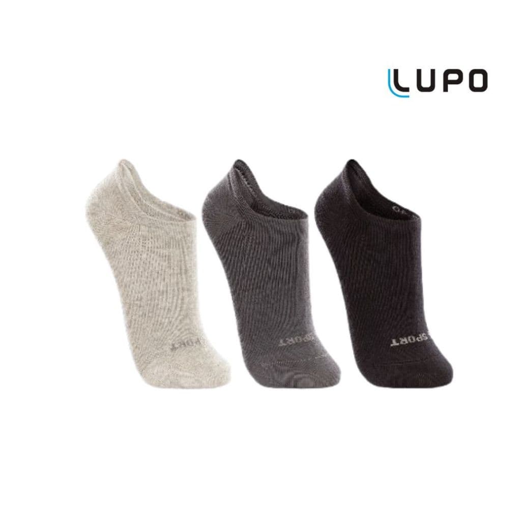 Kit com 3 pares meias soquete algodão adulto Lupo Sport Ref.: 03270 03170