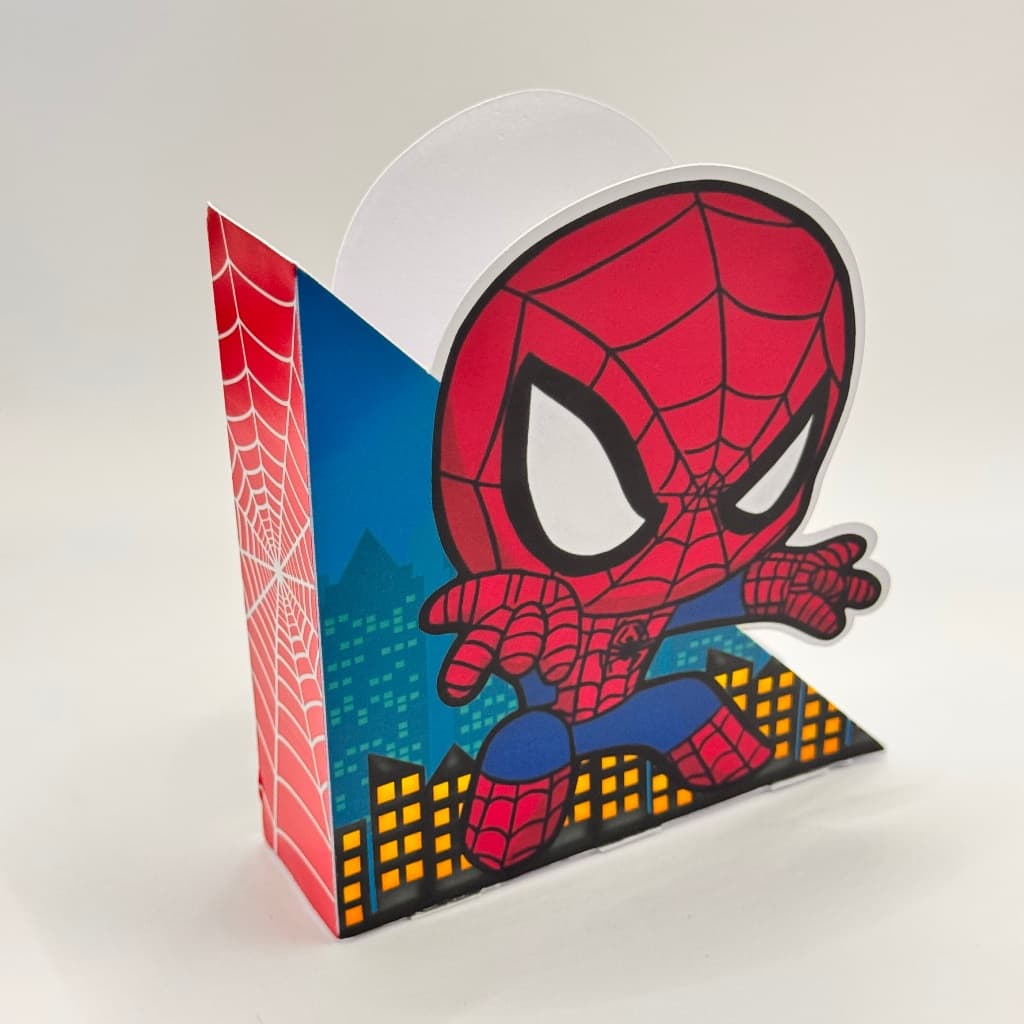 Porta guardanapo, SEM NOME centro de mesa homem aranha baby PRONTA ENTREGA para colar