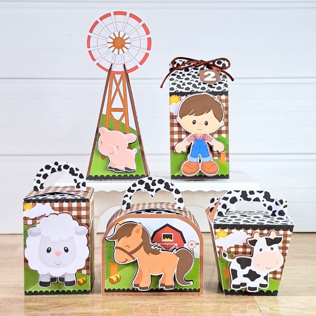 PEGUE E MONTE Kit Personalizados Fazendinha | Lembrancinhas Festa Infantil | Fazemos Todos os Temas