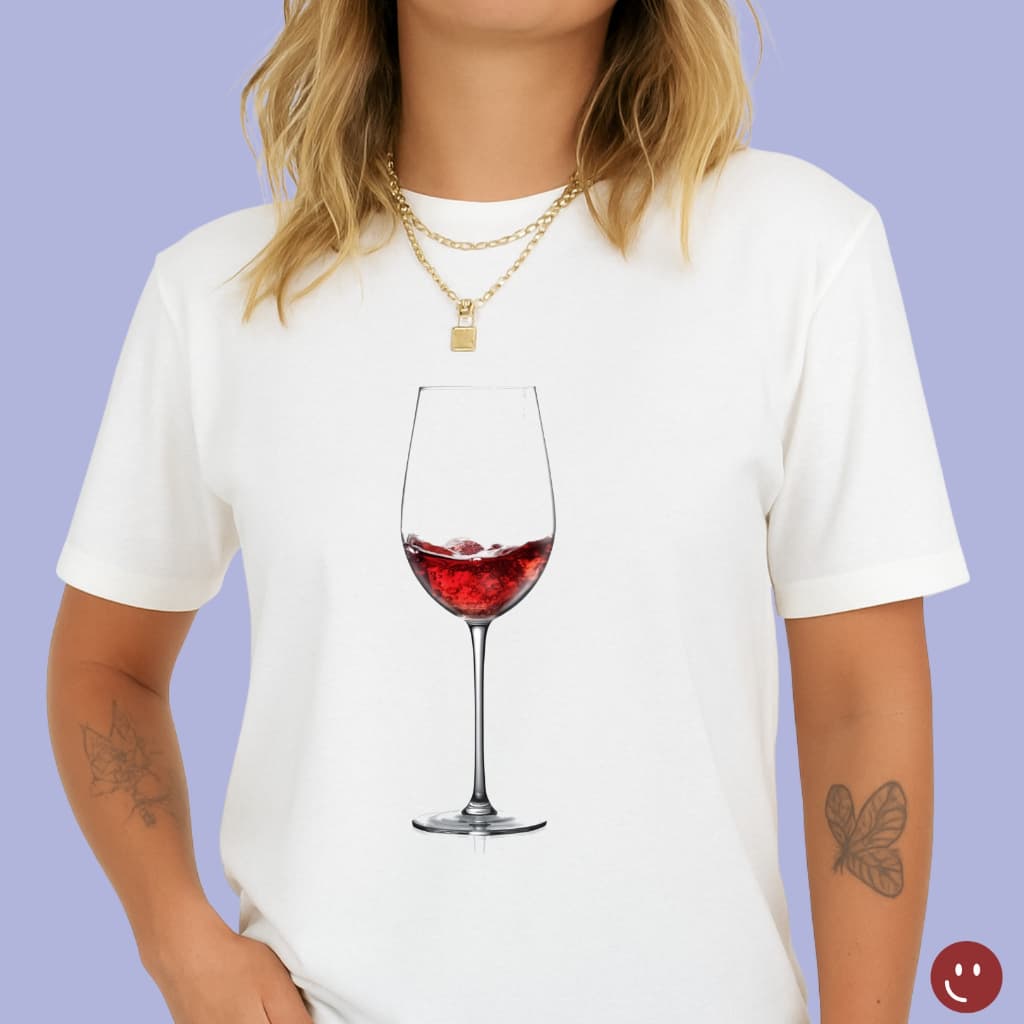 Camiseta Unissex Amantes do Clube do Vinho T-shirt Preta Wine 100% Algodão