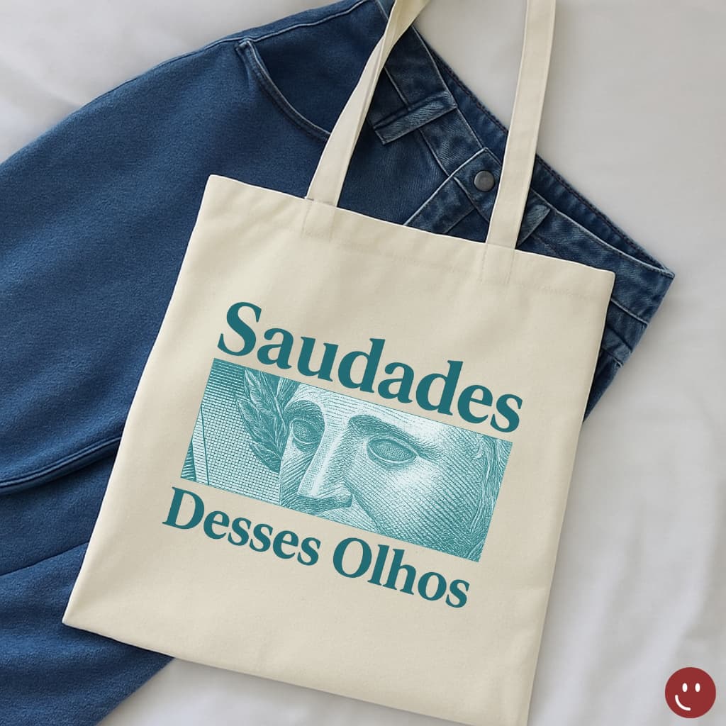 Totebag Saudades Desses Olhos Dinheiro Money 100,00 R