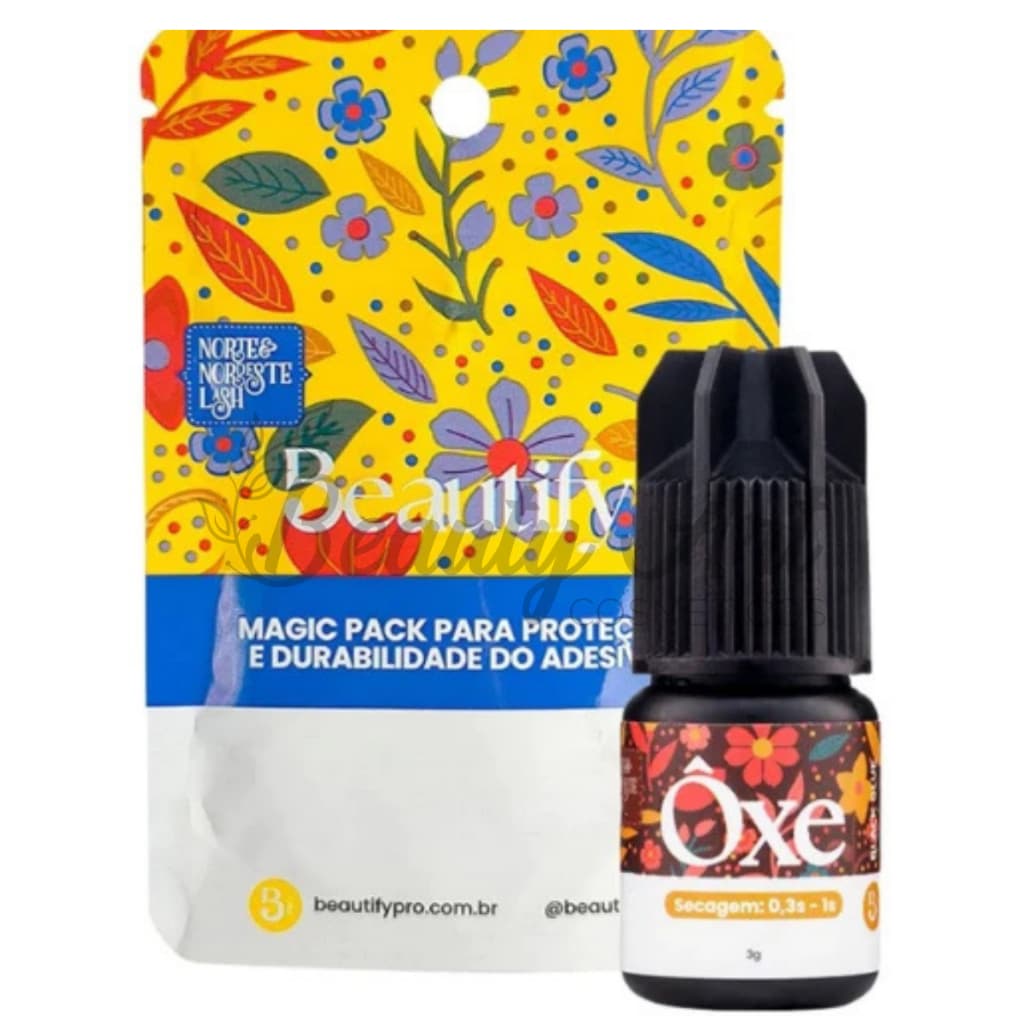 Cola Cílios Beautify Oxe Original | Adesivo Extensão Cílios | Secagem 1s | Cola Extensão de Cílios