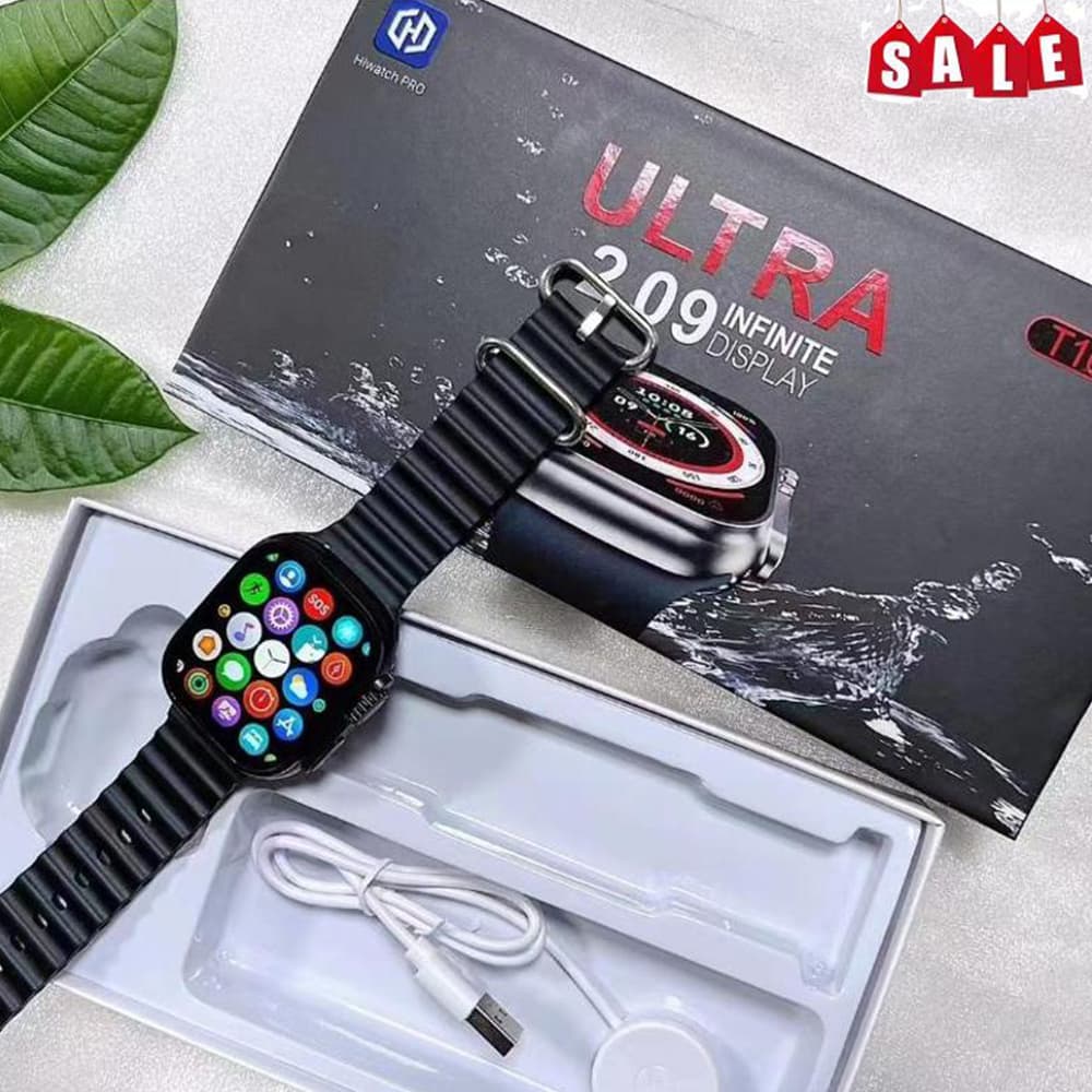 T10 Ultra 2 relógio inteligente da série 9, HD de 2,09 polegadas, 49 mm, Bluetooth, carregamento sem fio