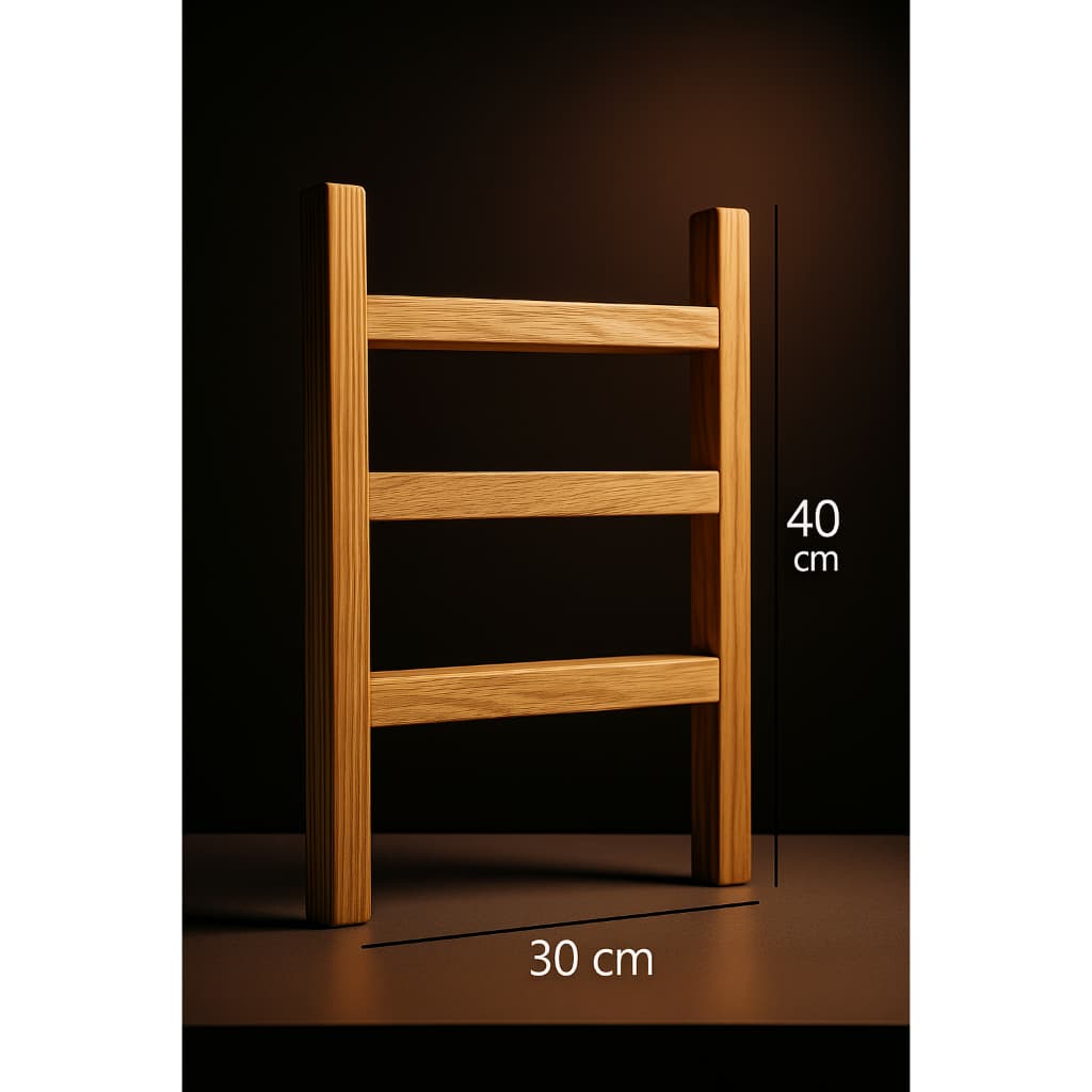 Escada Decorativa para pano de prato ou lavabo .. Tendência na decoração!