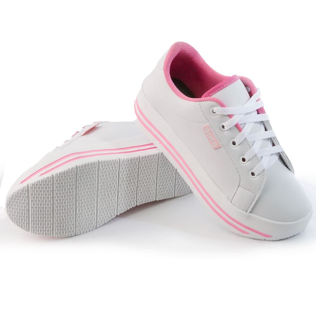 Tênis Branco Plataforma Sapato Feminino Estiloso Barato Preto Alto Casual Tenis Confortável