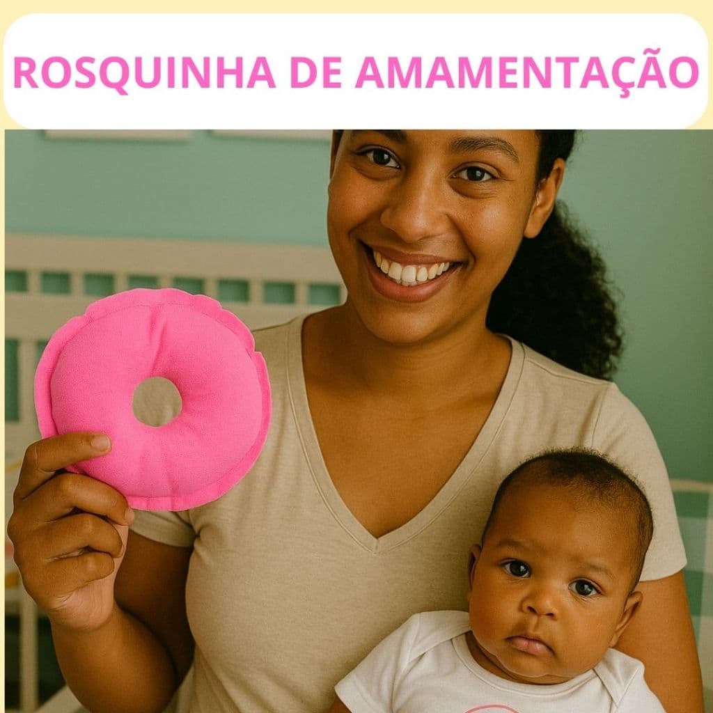 Rosquinha para Sutiã Amamentação lavável Macia 1 PAR, 2 PARES,  3 PARES 4 PARES - Rosa Chiclete
