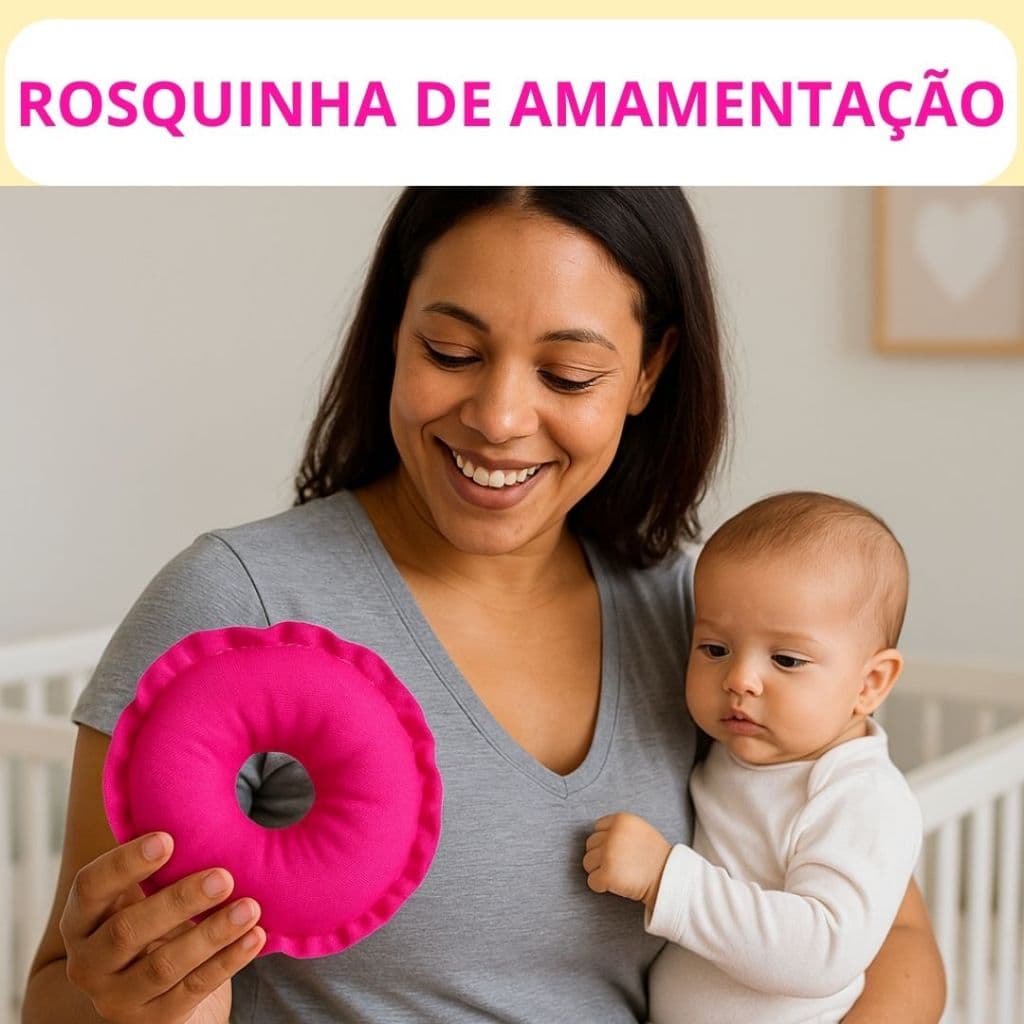 Rosquinha para Sutiã Amamentação lavável Macia 1 PAR, 2 PARES,  3 PARES 4 PARES - Rosa pink