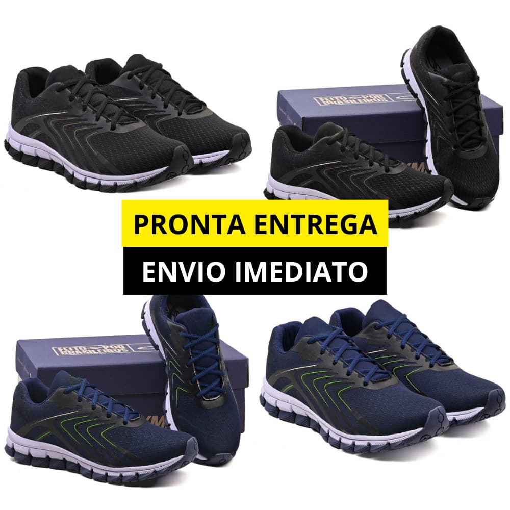 Tenis Masculino Esportivo Moda Corrida Caminhada Treino Confortável Leve Macio