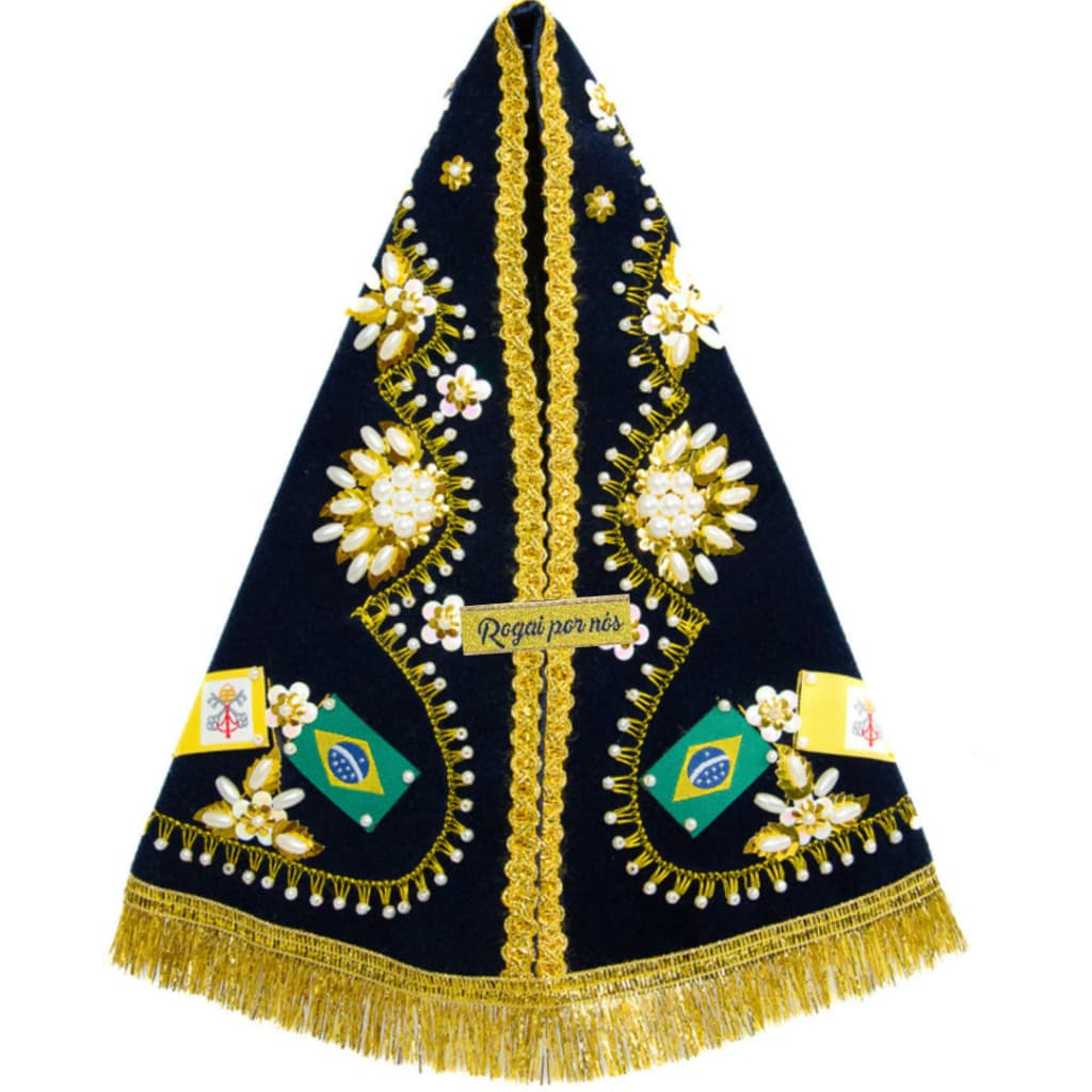 Manto Nossa Senhora Aparecida 25cm