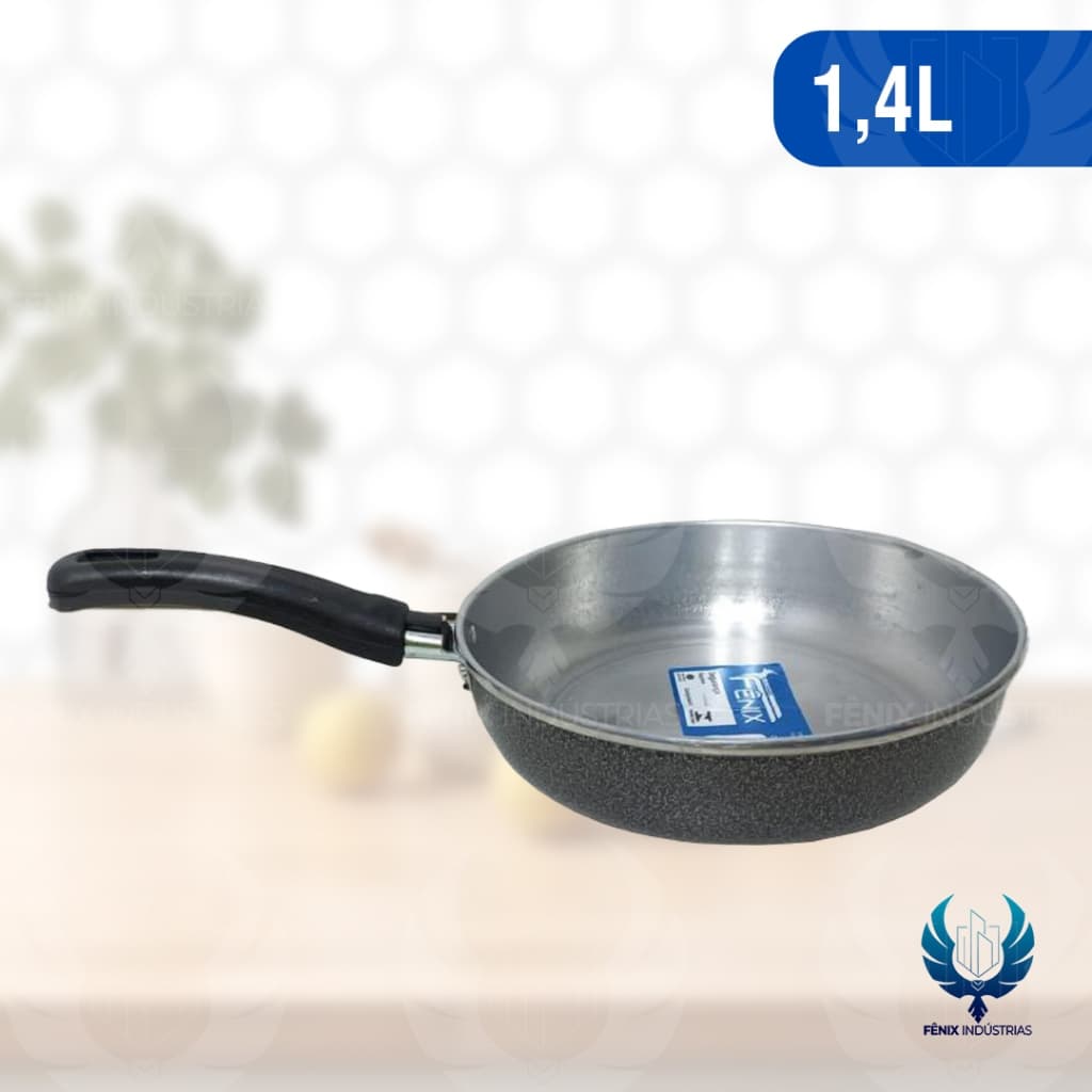 Frigideira de Alumínio Nº 24 – Linha Color Craquelado | Sem Tampa