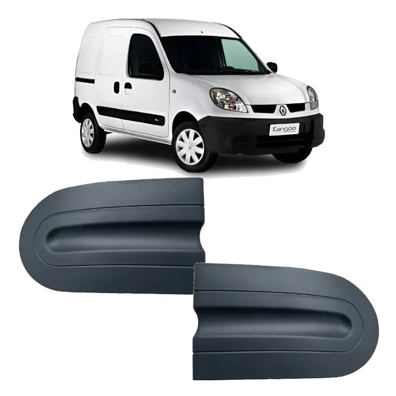 Par Moldura Tampa Milha Kangoo 2009 2010 2011 2012 2013 2014 Preto
