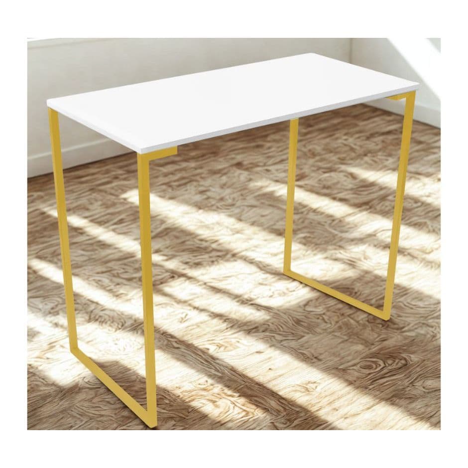 Mesa Escrivaninha Industrial 90x50cm | Escritório, Quarto, Estudo, Compacta e Moderna