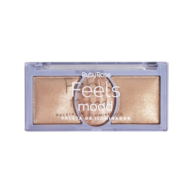 PALETA DE ILUMINADOR FEELS MOOD COR 2 - RUBY ROSE