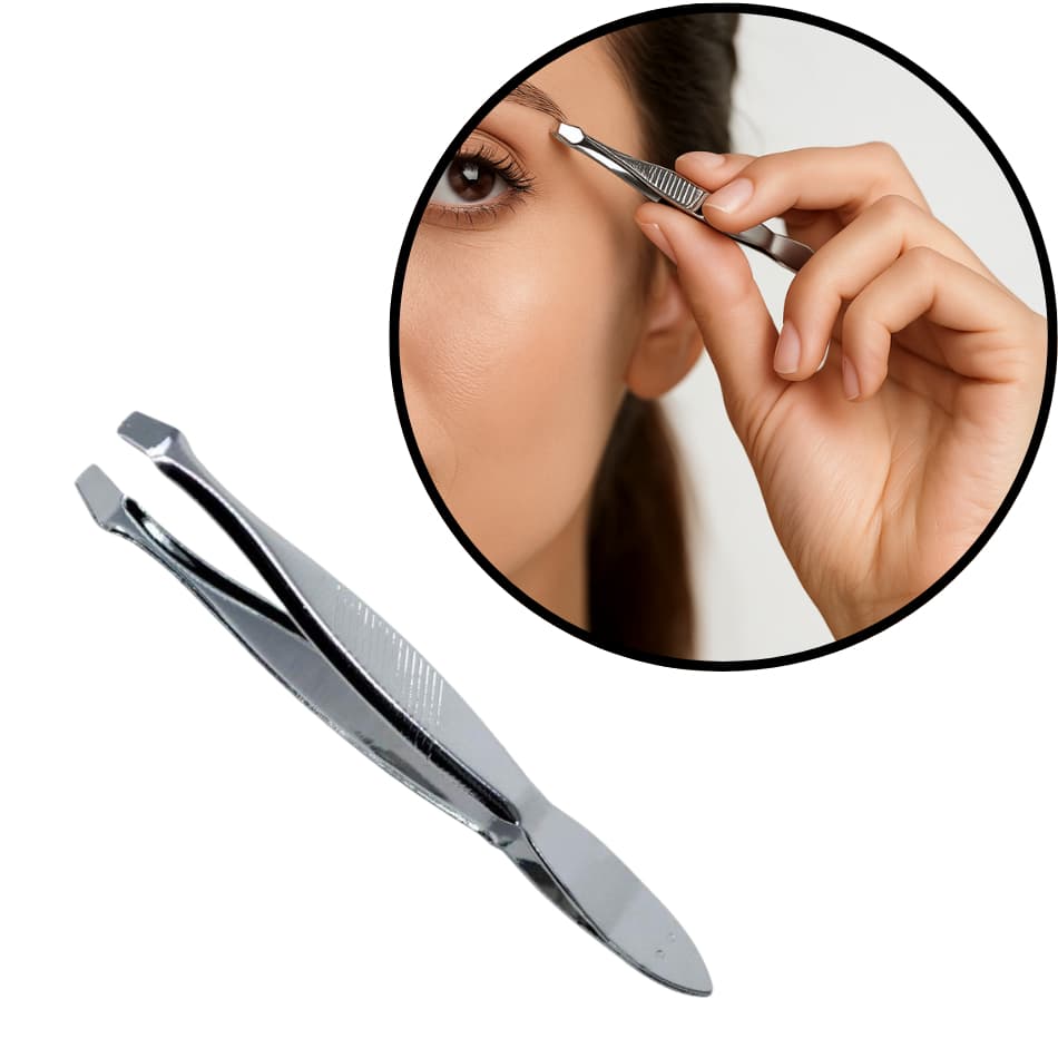 Kit 2/4/6 Pinça Profissional para Sobrancelhas – Precisão e Praticidade Design ergonômico