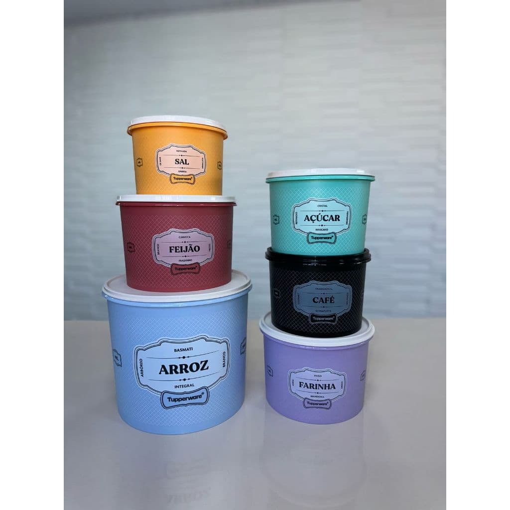Tupper Caixa Linha Bistrô Tupperware - Linha Essences NOVA Porta Mantimentos Tuppeware Essences