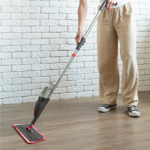 Mop Spray Esfregão1 Refil Microfibra Limpeza Casa Rodo Desliza Suavemente Lava e Seca