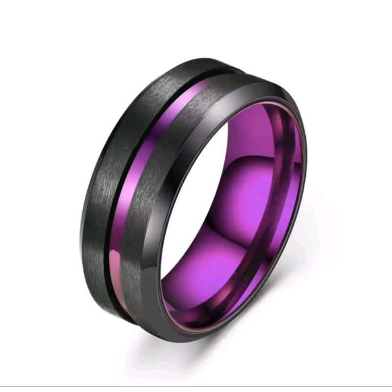 Alianças Tungstênio 8mm banho de ouro 18k/ródio