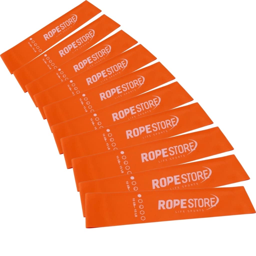Kit Mini Bands Tensão Leve Laranja Rope Store 10 unidades