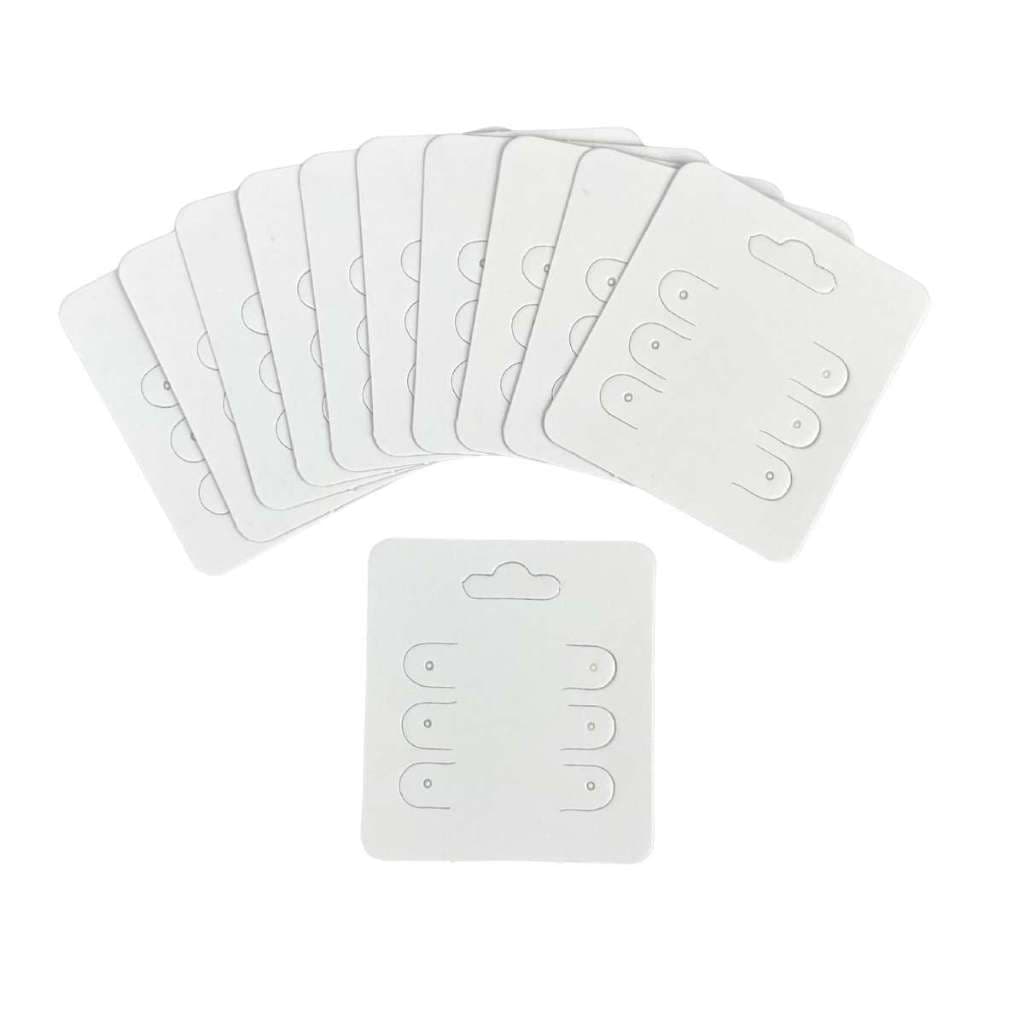 Cartela Tag para Trio de Brincos 5x4,5 Pacote com 100 Unidades
