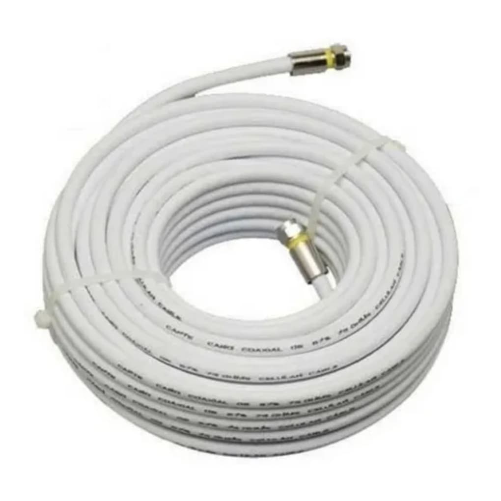 Cabo Coaxial Antena Digital + Conectores