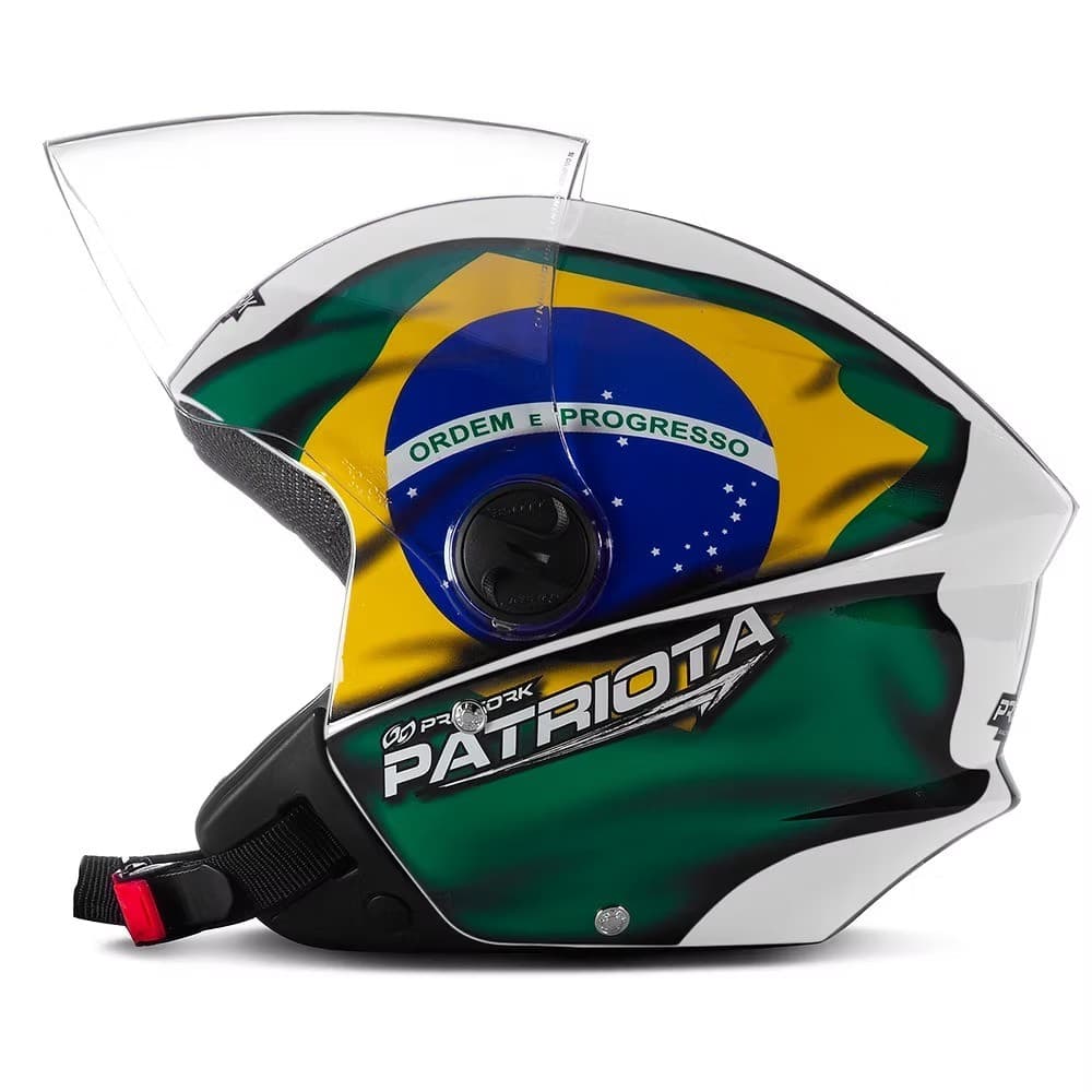 Capacete Aberto Pro Tork New Liberty Three Patriota