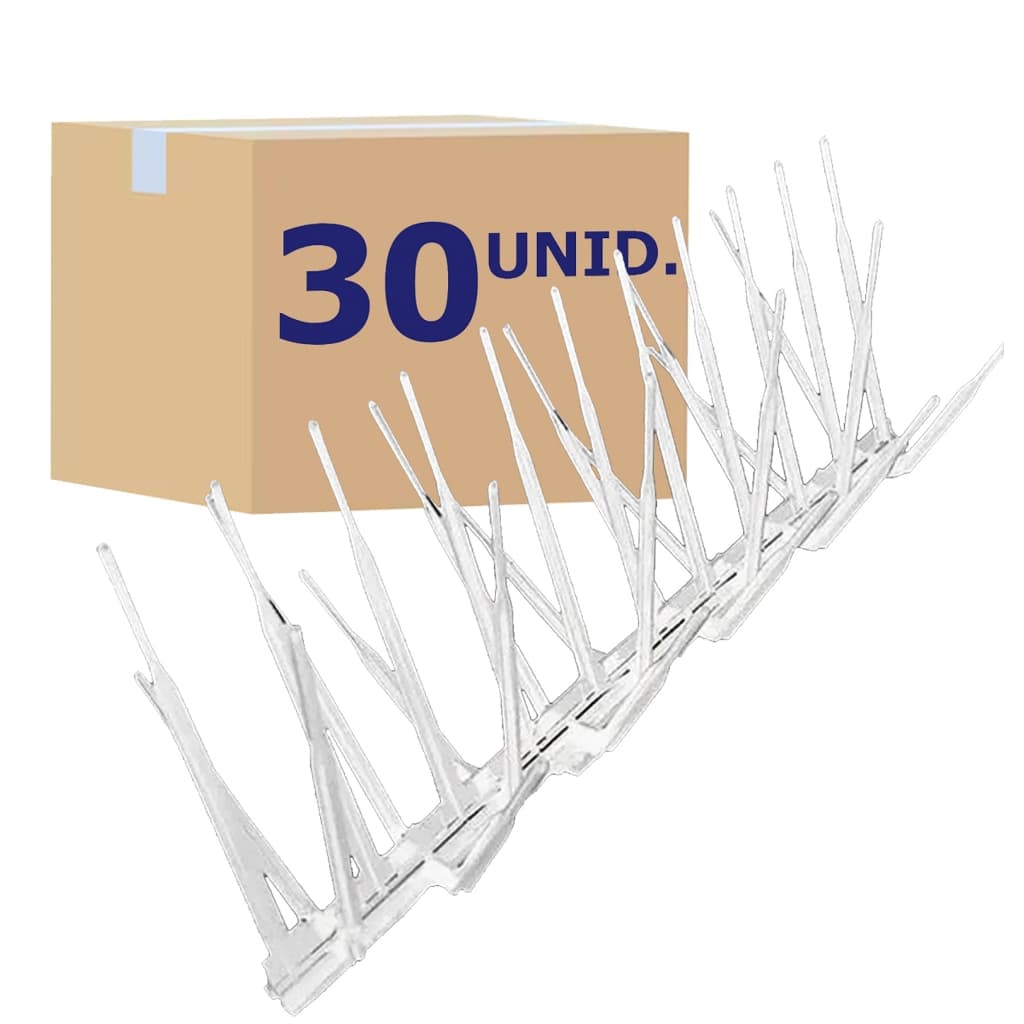 Kit 30 Espiculas de Plástico contra pombos e outras aves