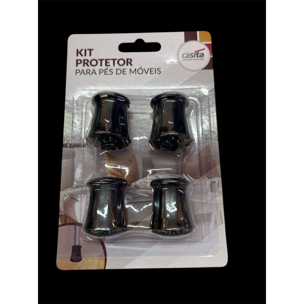 Protetor Cadeira Mesa Pé Silicone Feltro Ponteira Kit 4-8 Und 19MM