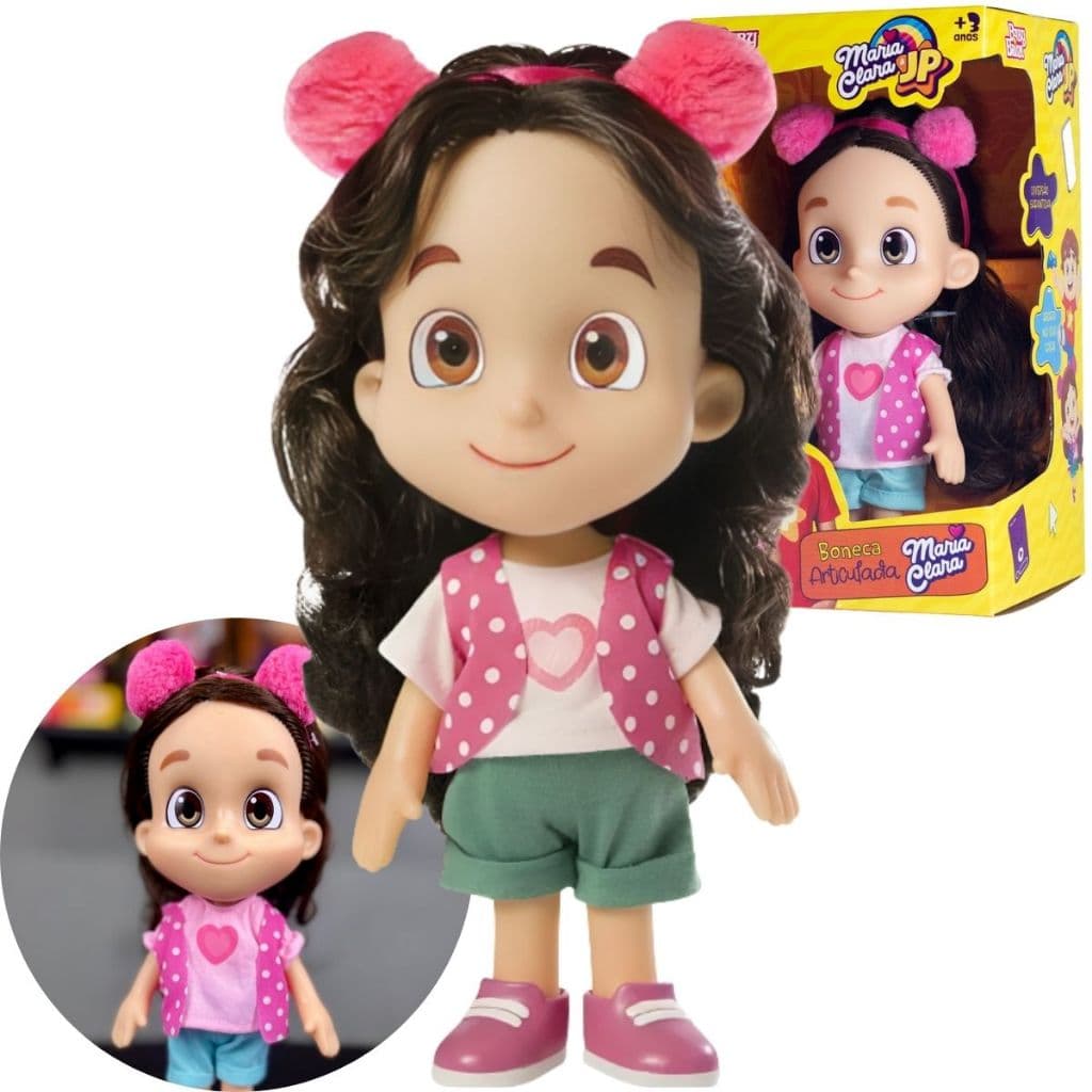 Boneca Maria Clara Youtuber Irmã do JP Boneca Original Articulada Baby Brink