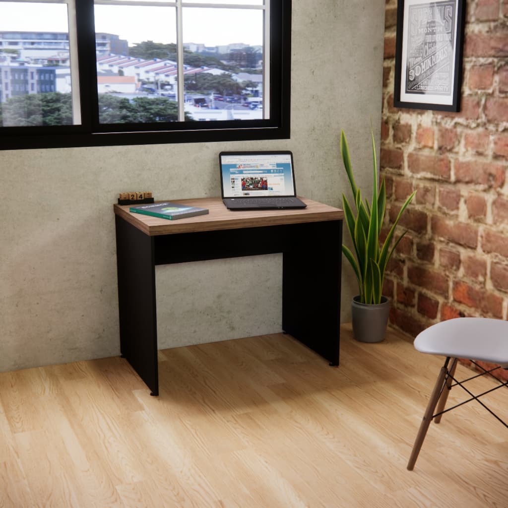 Mesa Reta Para Home Office Escritório 90x60 ou 120x60 Tampo de 40 Mm Pronta Entrega