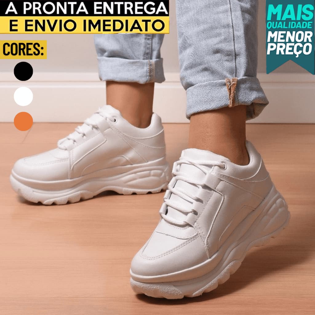 Tênis Buffalo Plataforma Feminino Tendência Estilosa Envio Imediato