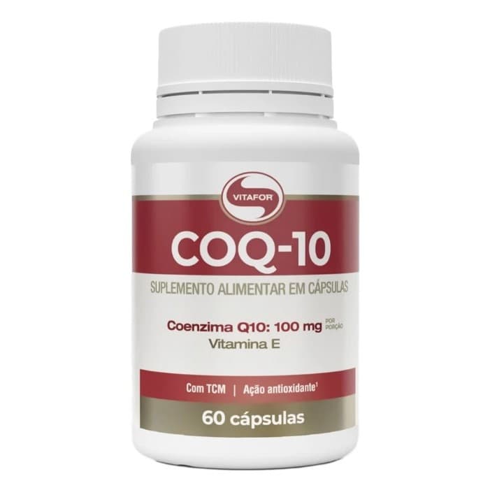 Coenzima Q10 100mg 60 Capsulas + Vitamina E Vitafor