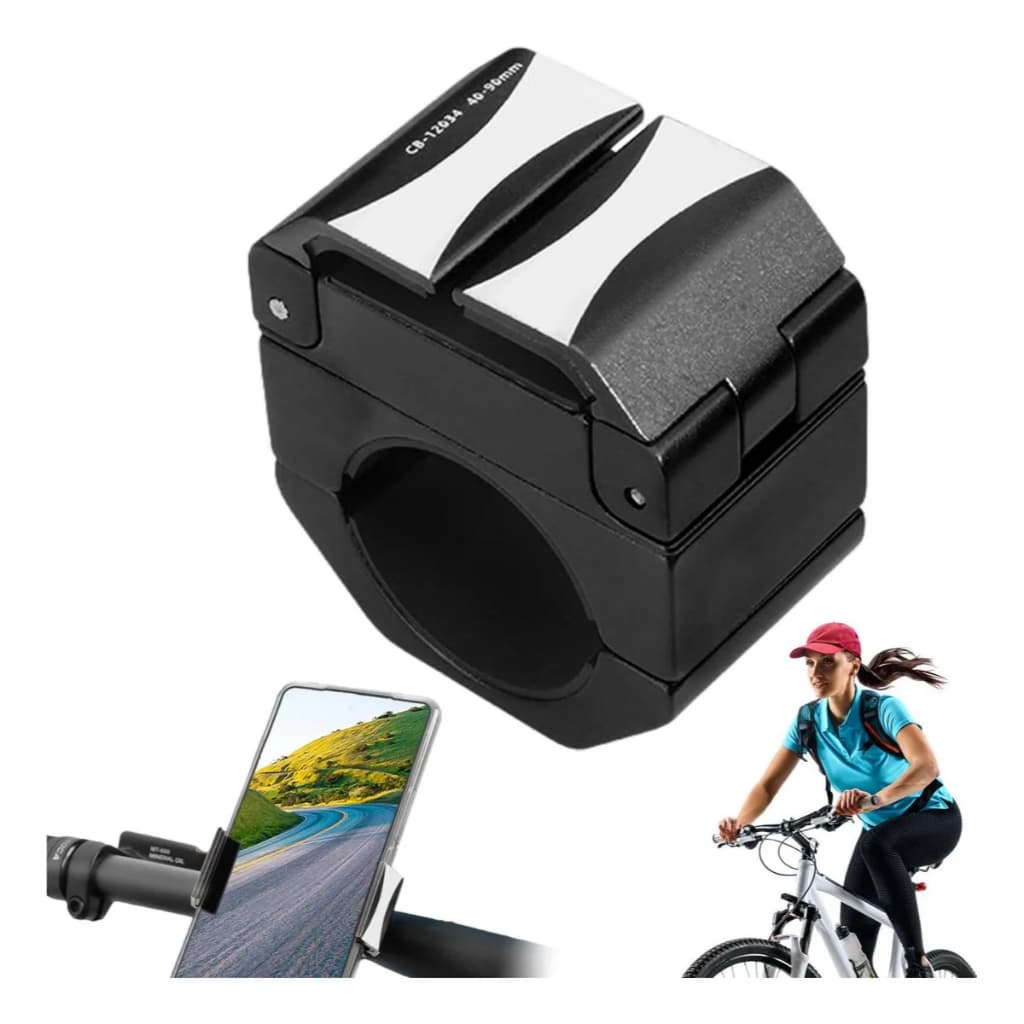 Suporte De Celular Em Alumínio Para Bicicleta Bike Slim com Rotação 360°