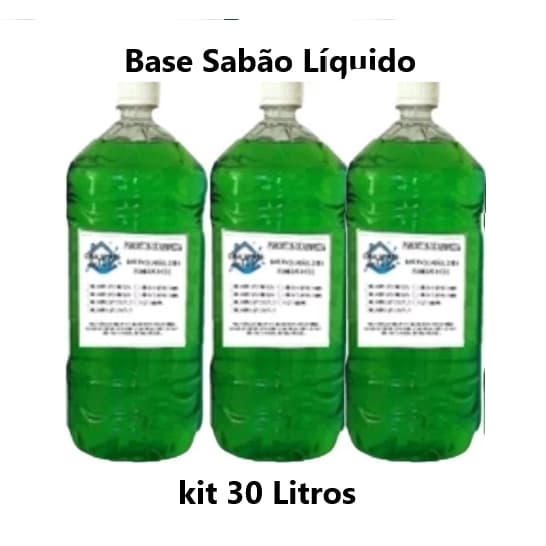 Base 30 litros sabão de roupas líquido Flores Campestres
