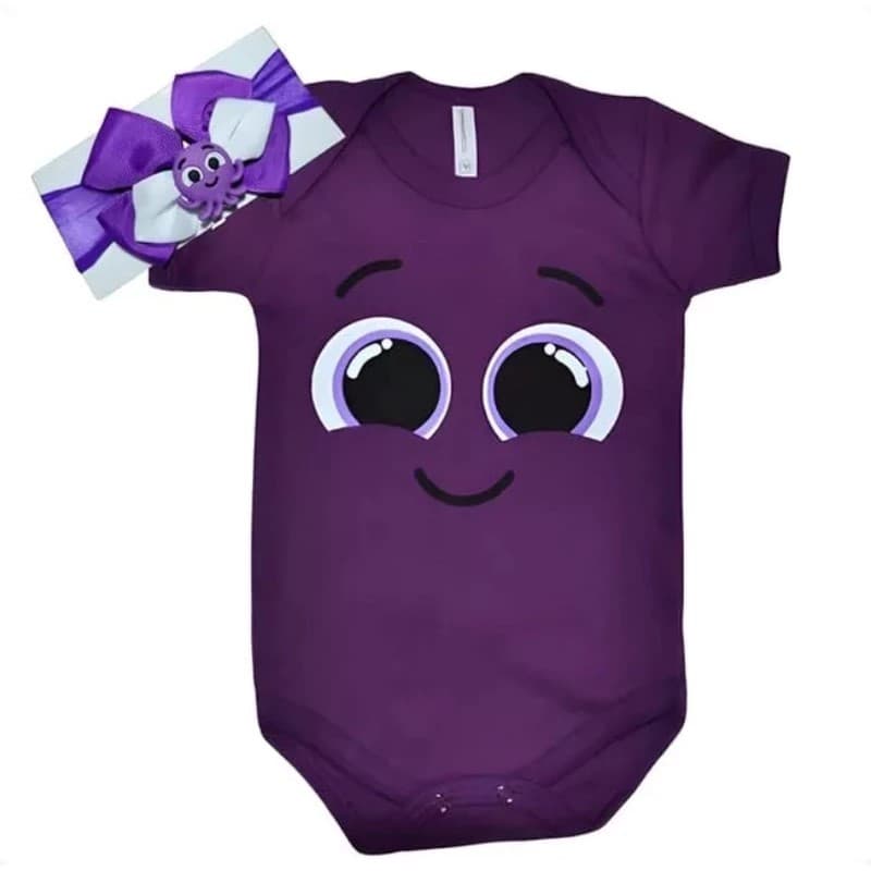Body Temático Bolofofo+Laço Mesversário