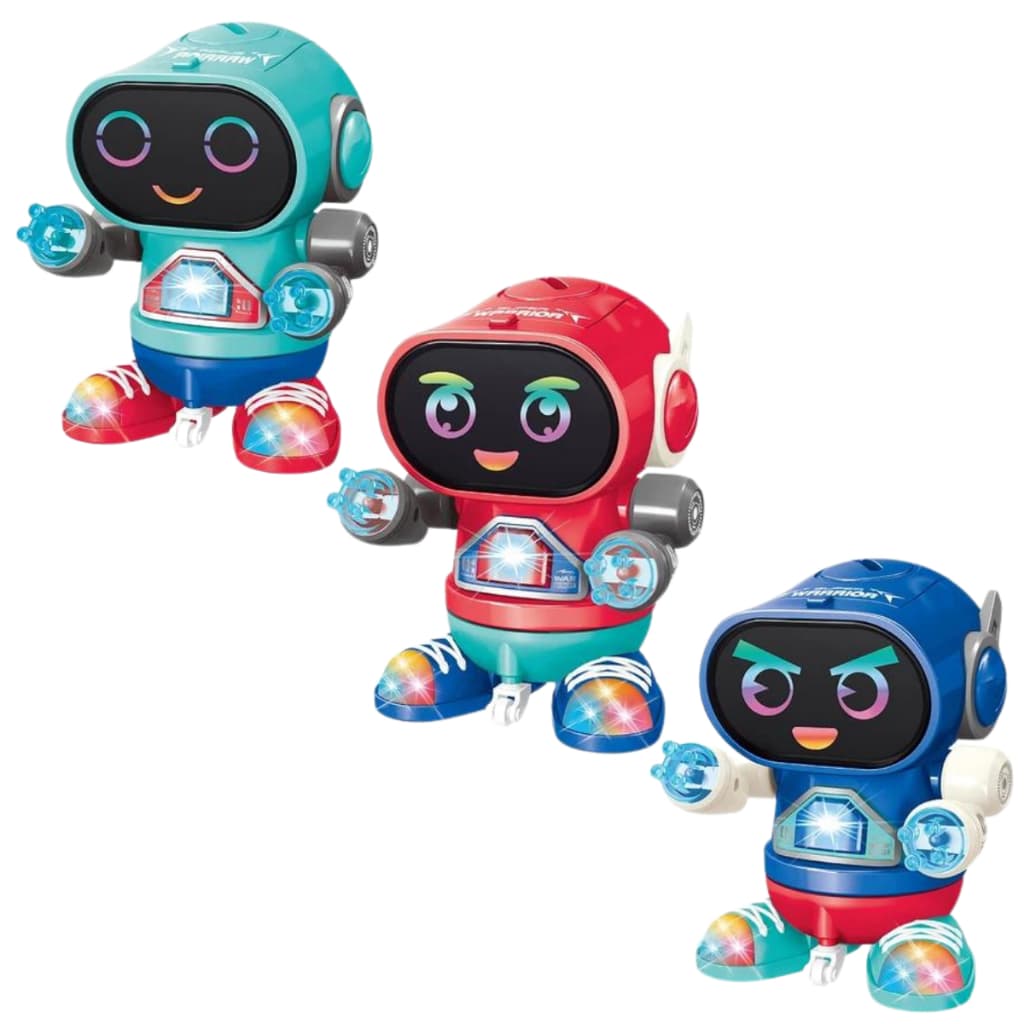 Robô Dançarino Com Luz e Som Brinquedo Robô Rock