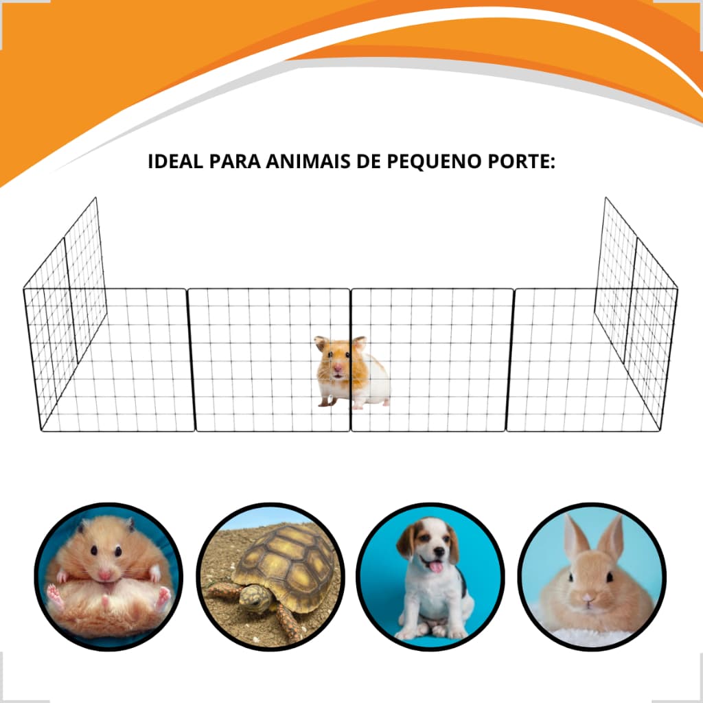 Módulo Para Pet 40x40 Estrutura Modular Coelho Porquinho Da India Promoção