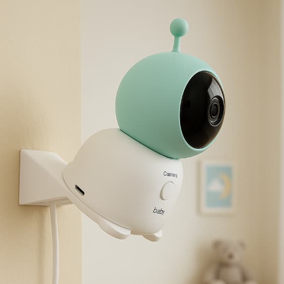 Suporte Babá Eletrônica universal - Câmera de Segurança - de parede - Resistente
