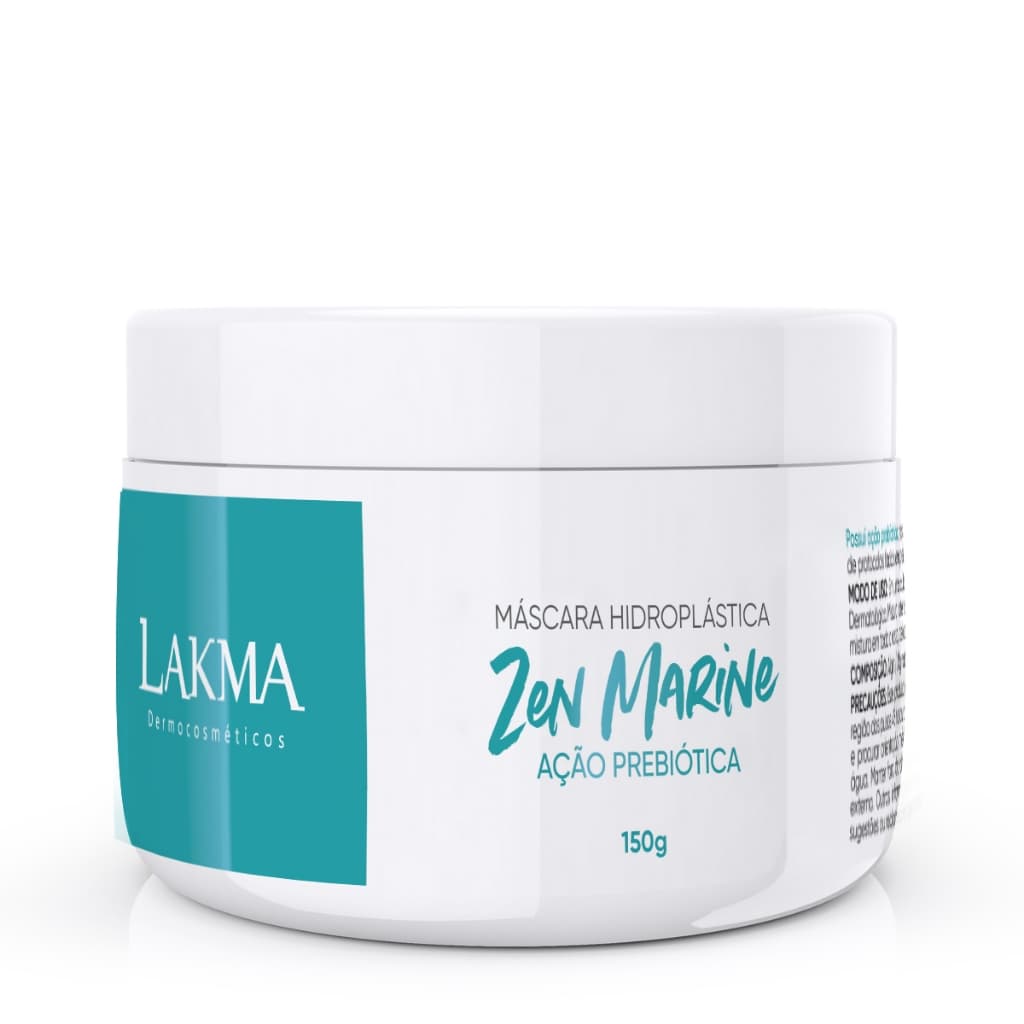 Lakma Máscara Zen Marine Hidroplástica Prebiótica 150g Detox