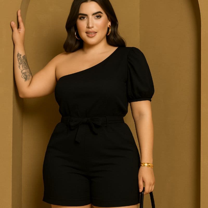 MACAQUINHO MACACÃO PLUS SIZE VESTE FO 46 AO 50 MODA VERÃO