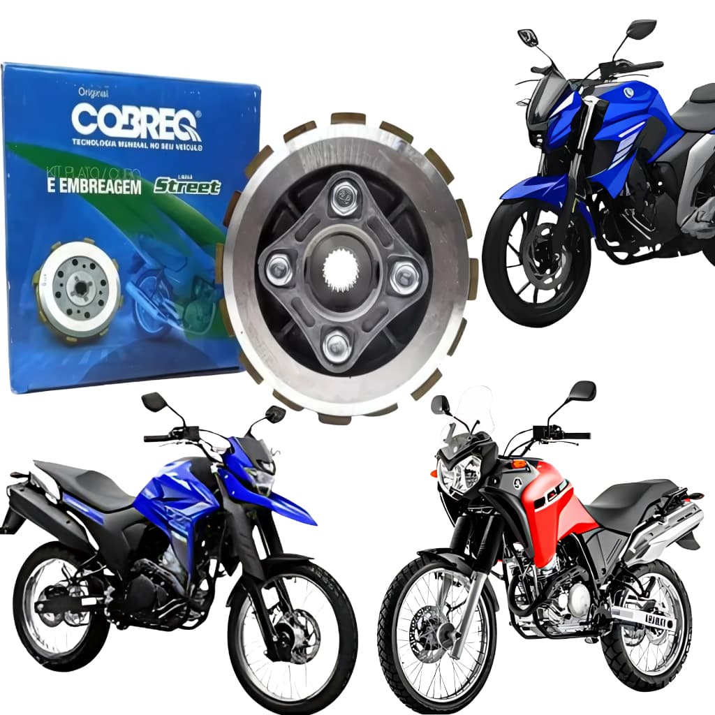 Kit Embreagem Completo Fazer 250 Lander Tenere 2012 2013 2014 2015 2016 2017 2018 2019