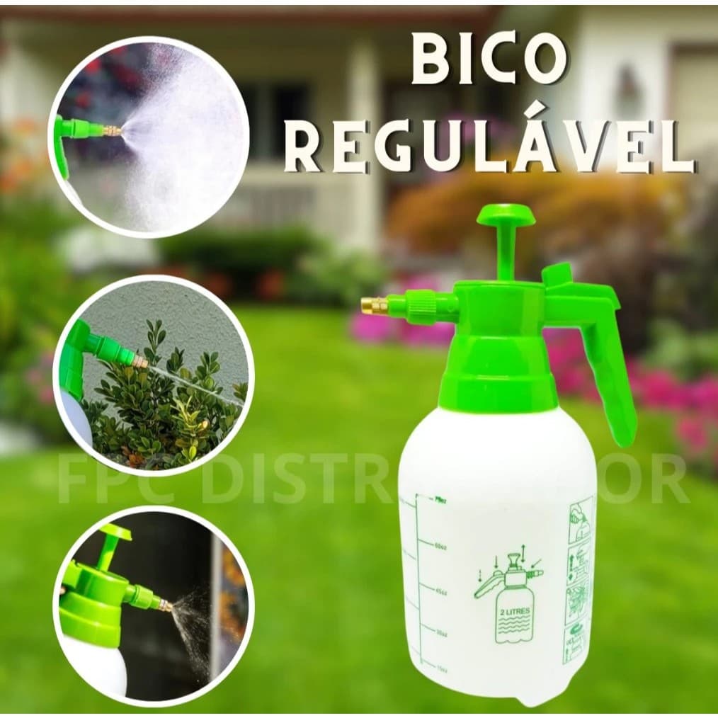 Pulverizador Manual Pressão1,5 L -Verde /Pulverizador Pressão1,6 L -Roxa / Para Hortas/Jardins
