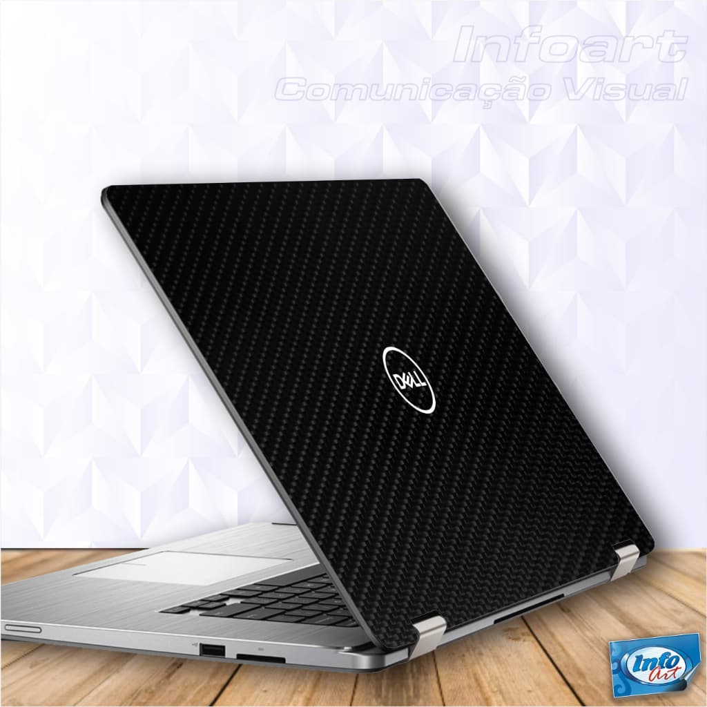 Adesivo Skin para Notebook Dell Latitude 5440 14"  - Tampa + Fundo (Base inferior) + Logo Dell em recorte